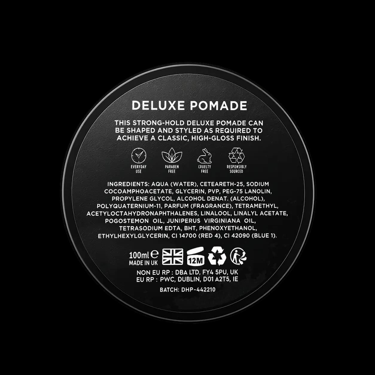 Deluxe Pomade, Ansicht 2
