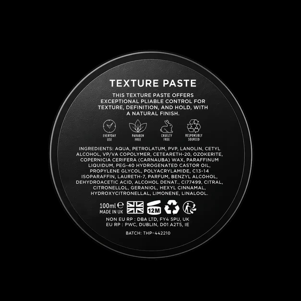 Texture Paste, Ansicht 2