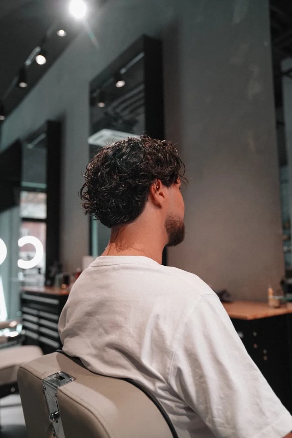 Curly cut with short sides